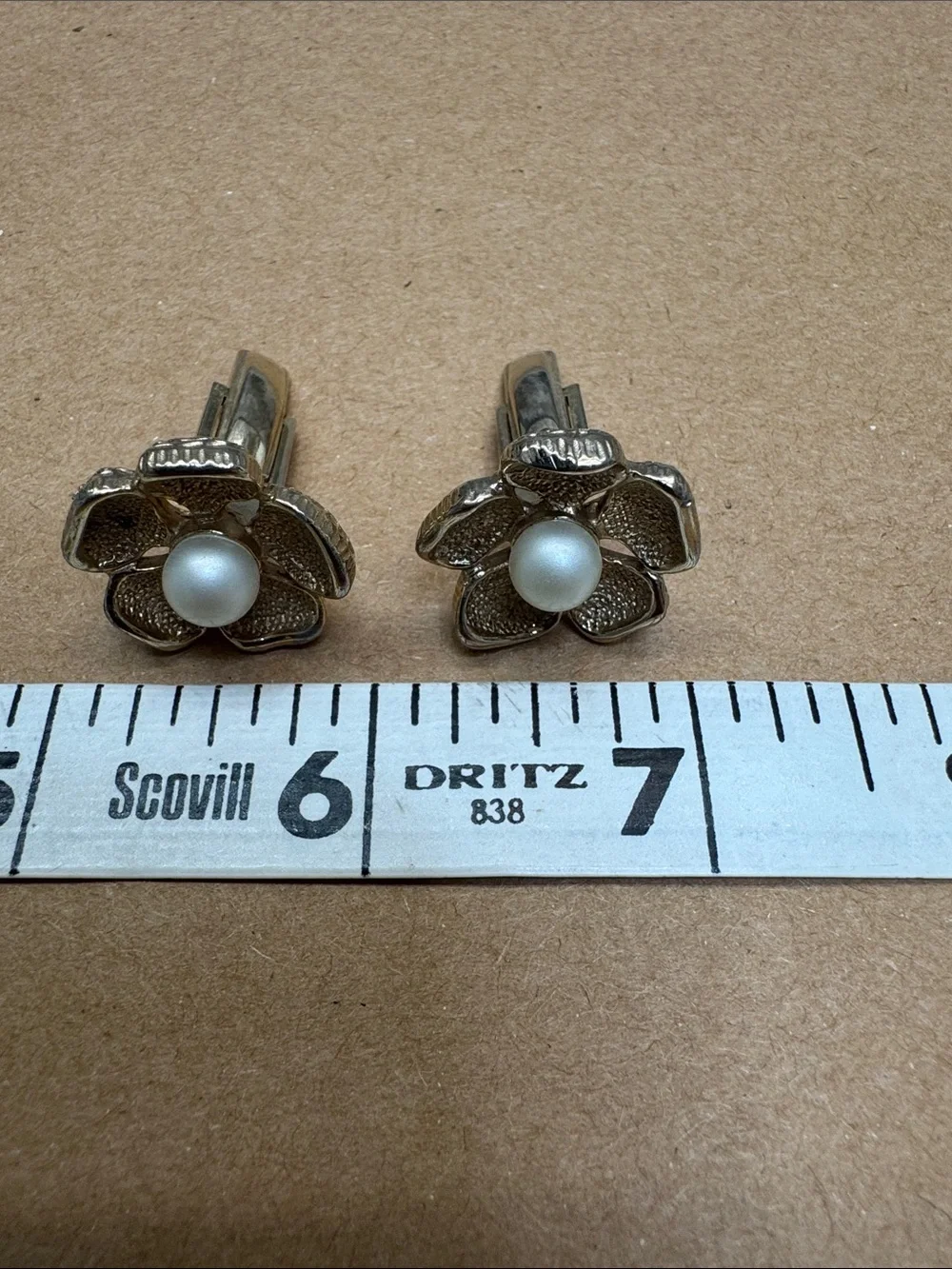 Set of 3 Vintage GoldTone and Silver tone cufflinks
